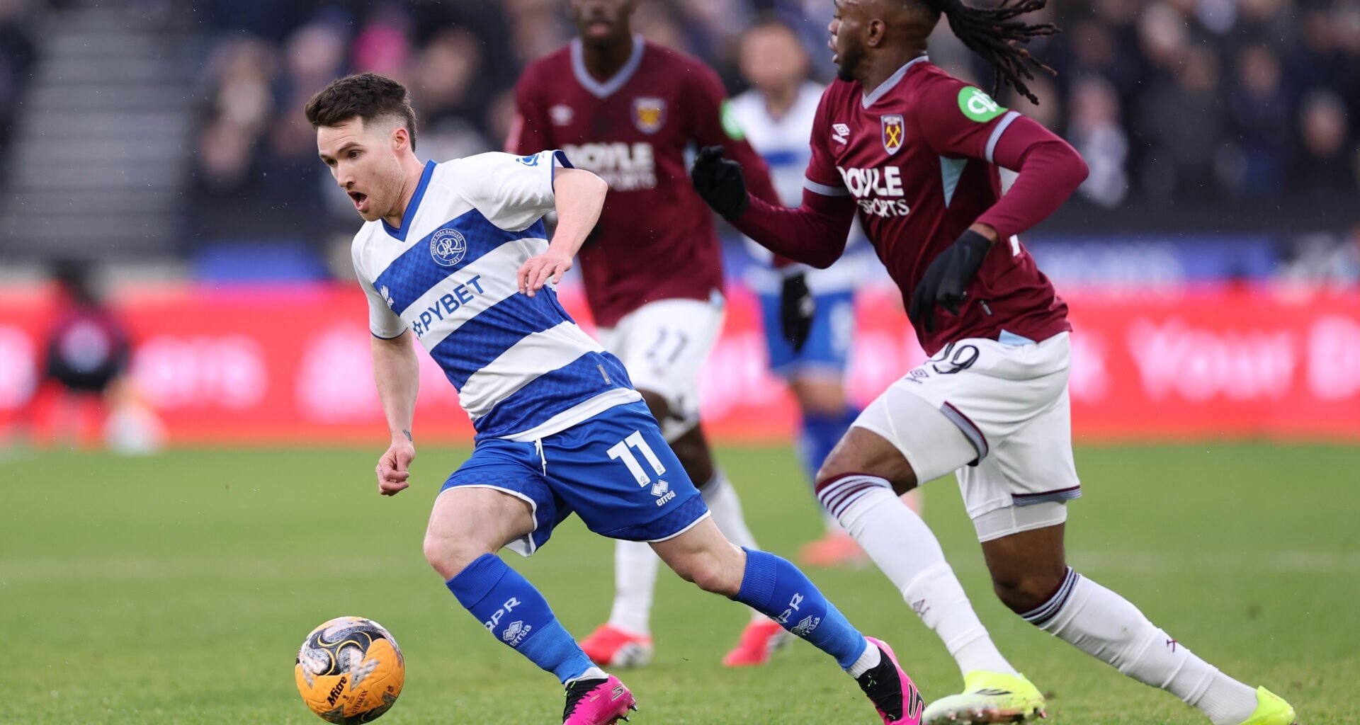 Former West Ham man's 'brilliant' Aaron Wan-Bissaka claims age horribly in QPR clash