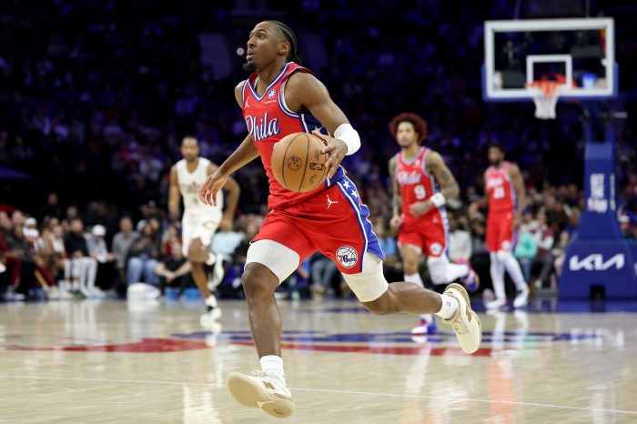 Philadelphia 76ers guard Tyrese Maxey