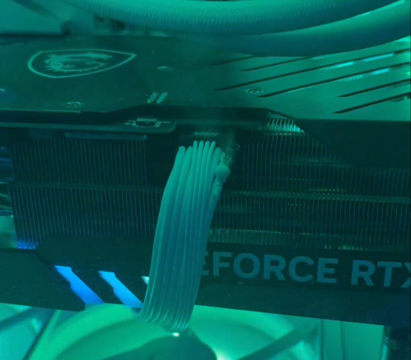 Streamer's MSI RTX 4090 Gaming Trio Takes a Smoke Break as 12vHPWR Nearly Claims Another Victim