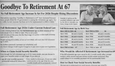 Goodbye to Retirement at 67