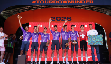 'He's done a lot of his results by himself with brute force, but this was a team effort' – Jayco AlUla take positives from Tour Down Under second-place finish for Mauro Schmid