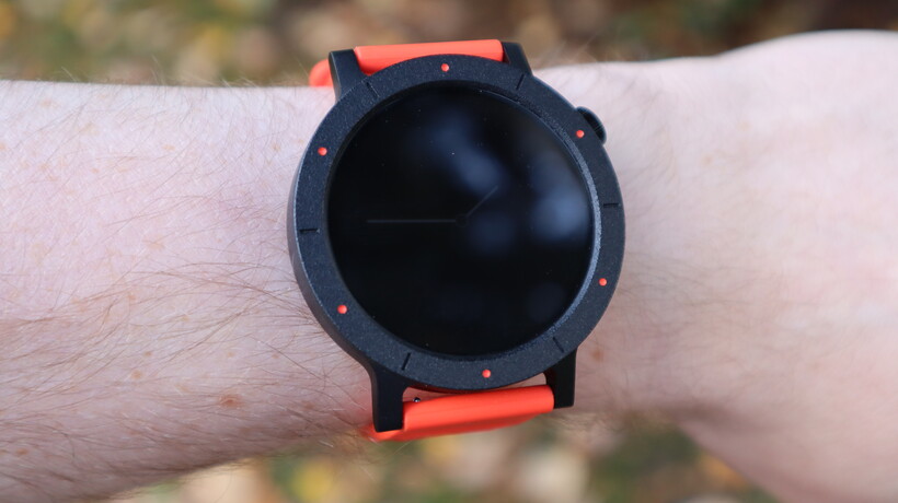 The always-on display can be a bit tricky to see outdoors on the CMF Watch 3 Pro