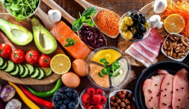 Ingredients of healthy diet that maintains or improves overall health status