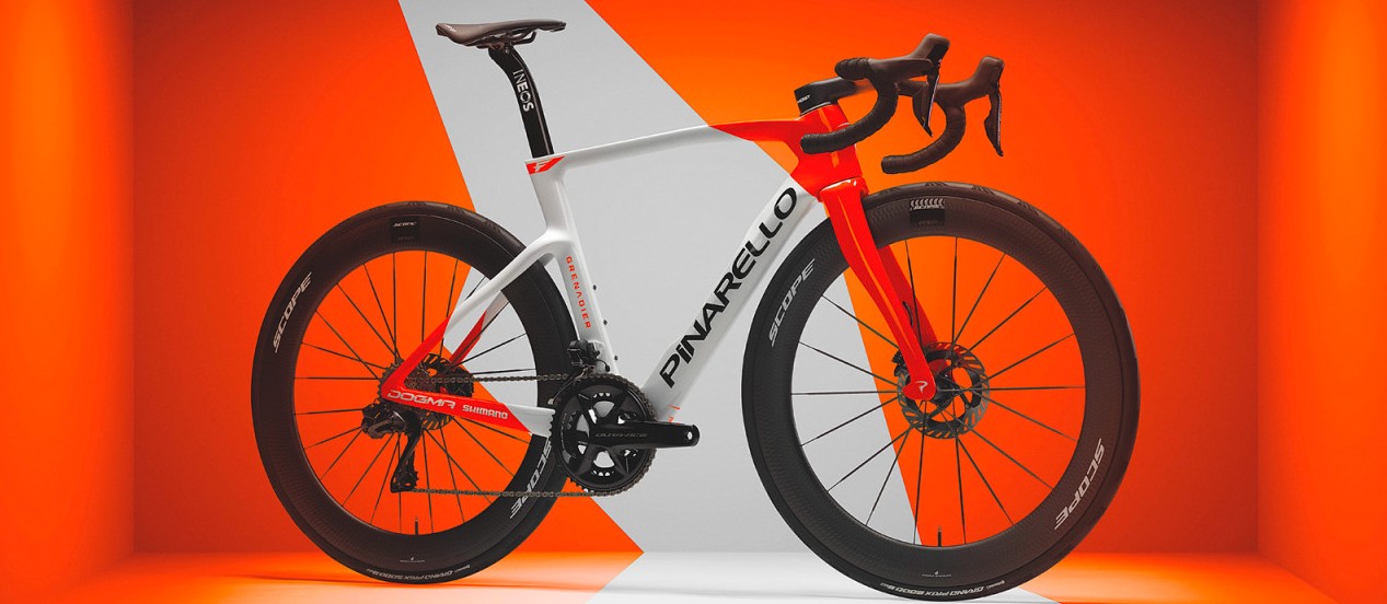 An Ineos Grenadiers Pinarello Dogma