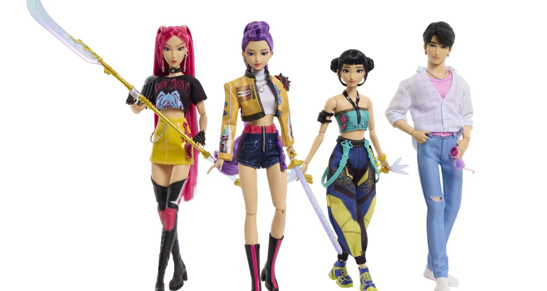 KPop Demon Hunters HUNTR/X Comes to Life with Dolls from Mattel 