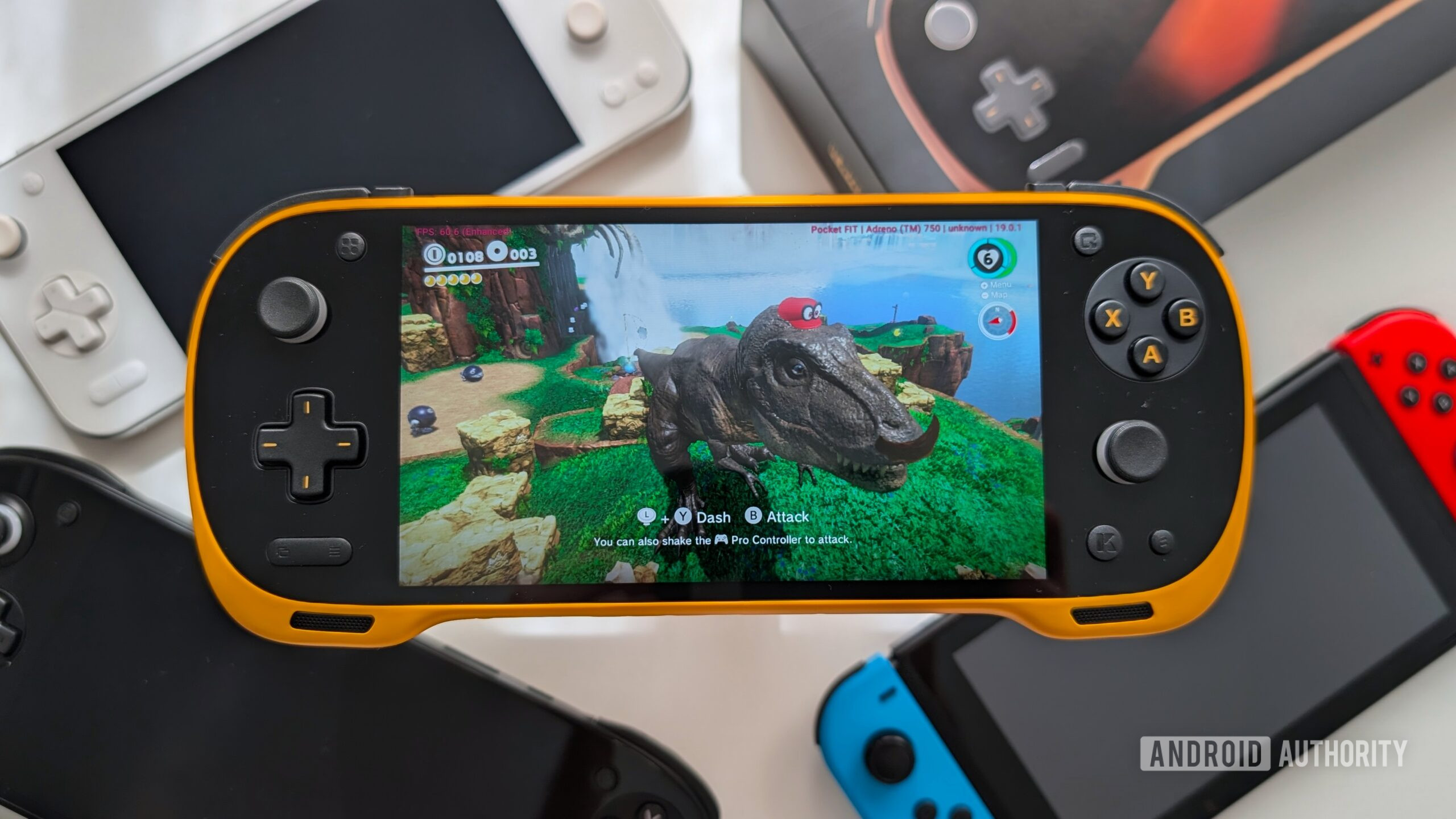 KONKR Pocket FIT switch emulation Mario Odyssey KONKR Pocket FIT switch emulation Mario Odyssey