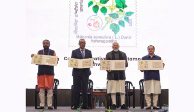 India Honours Ashwagandha with Commemorative  Postal Stamp at WHO Global Summit