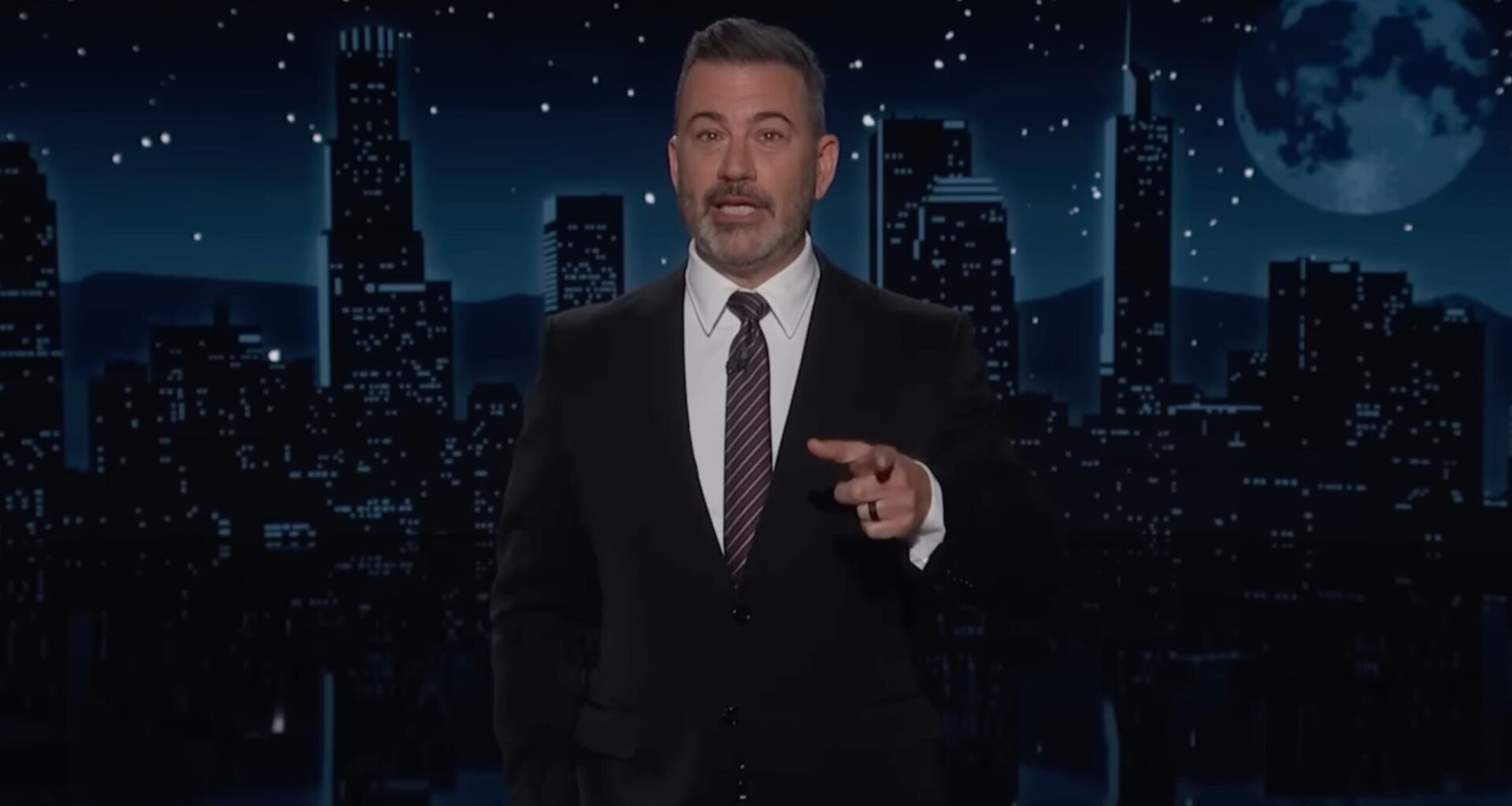 Kimmel Throws Trump’s 'Paid Agitators' Claim Back at Him