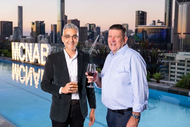 McNab CEO Kunjan Ganatra and Founder and Executive Chairman Michael McNab.