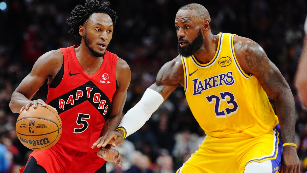 Raptors' Quickley, Lakers' James and Doncic questionable on Sunday