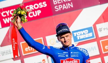 2023 Benidorm World Cup: Mathieu van der Poel celebrates victory