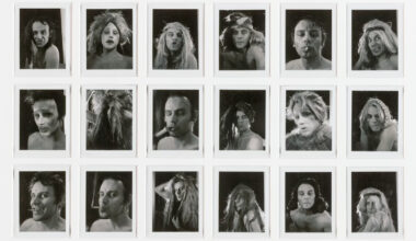 Polaroids of men and women from the 70s taken by Lucas Samaras.