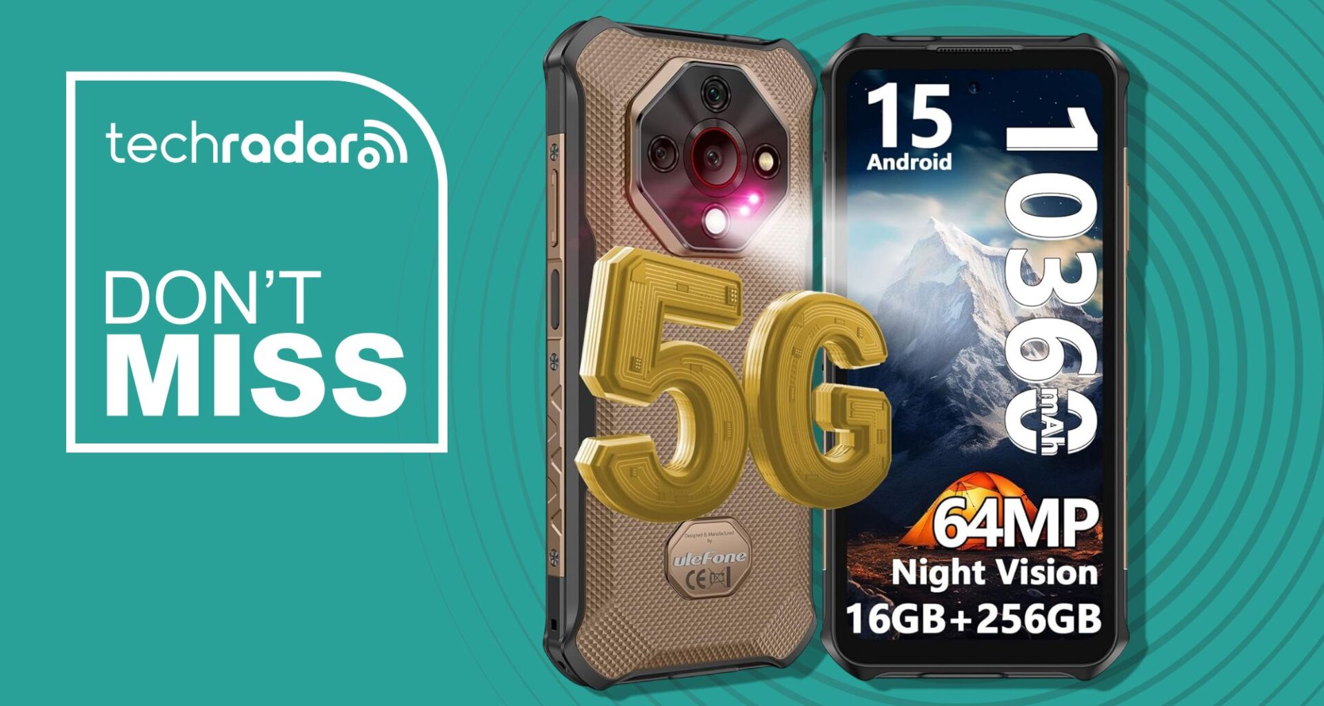 Doogee Fire 7 rugged phone is just $249.98 and delivers days-long battery life, 5G performance, and extreme durability