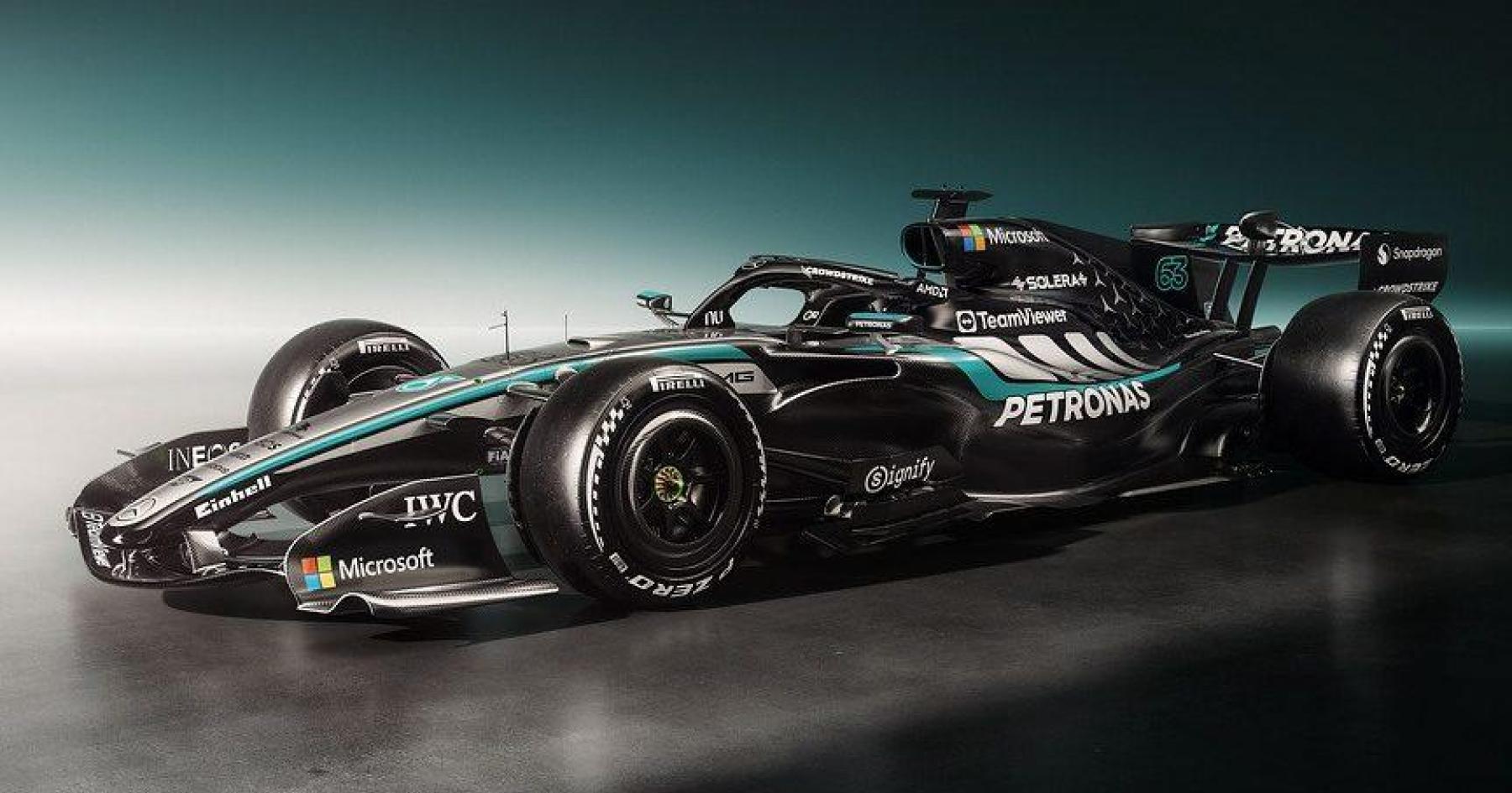 New Mercedes livery F1 2026 - first images