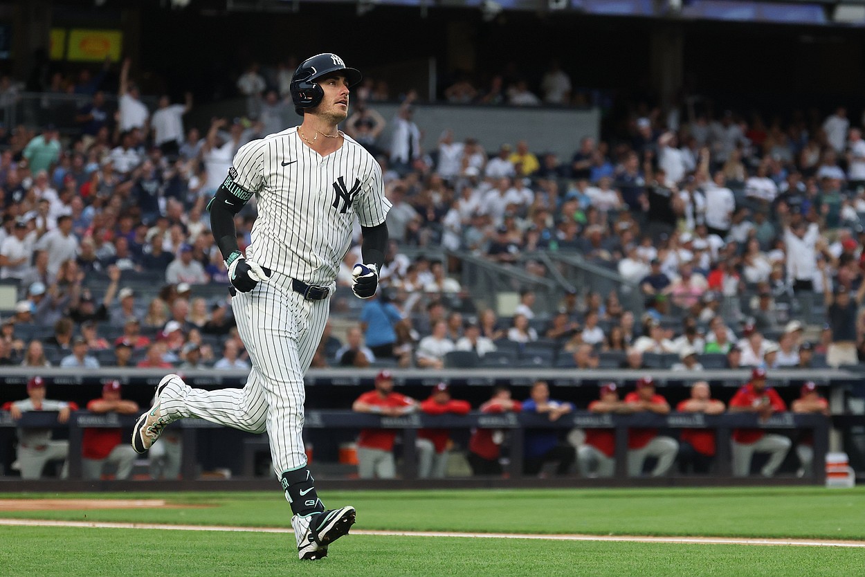 MLB: Philadelphia Phillies at New York Yankees, cody bellinger