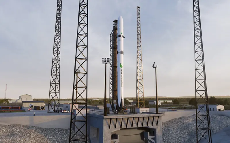 MaiaSpace will launch an initial flight of its two-stage Maia rocket in 2026 with a reduced propellant load on a suborbital trajectory, targeting a minimum altitude of 100 kilometres.