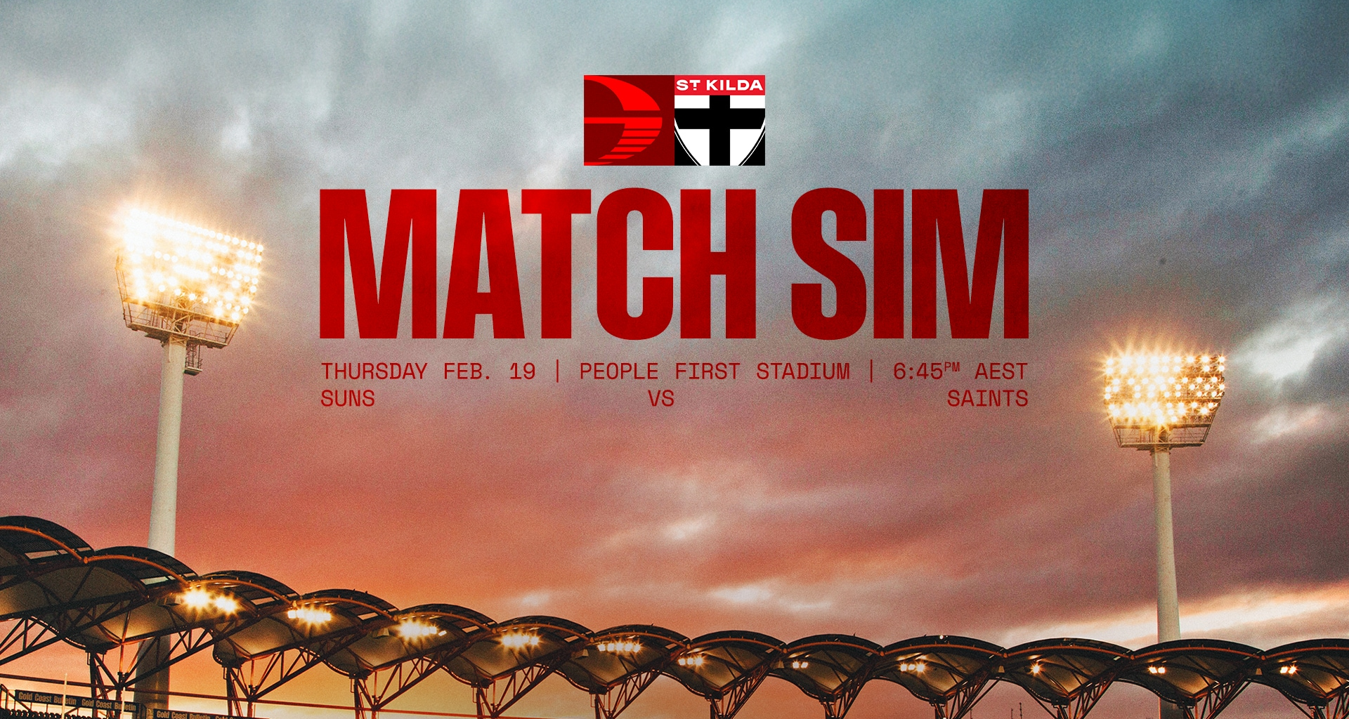 SUNS to take on the Saints in pre-season hit out