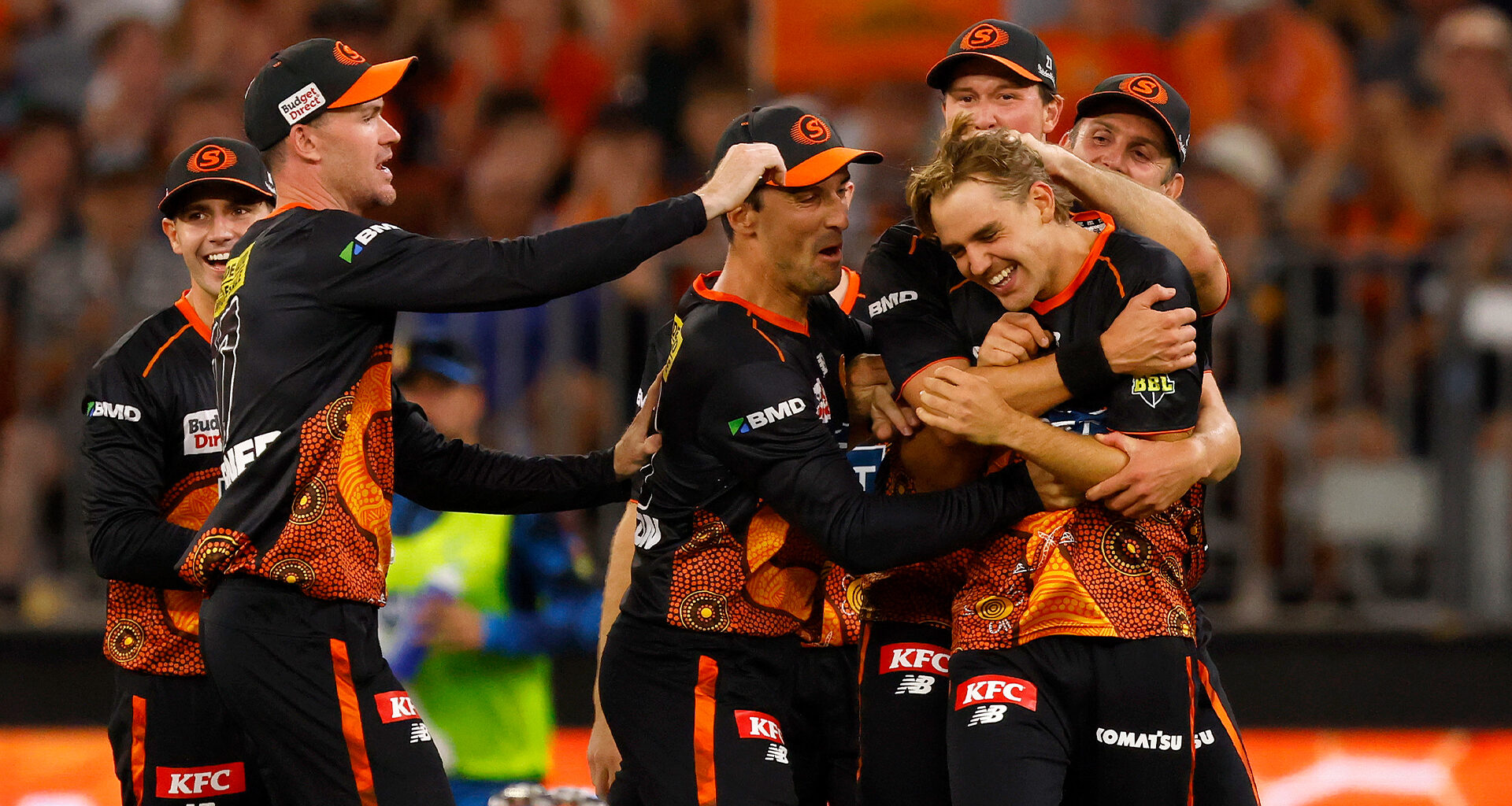 Strikers capitulate late as Scorchers catch fire out west