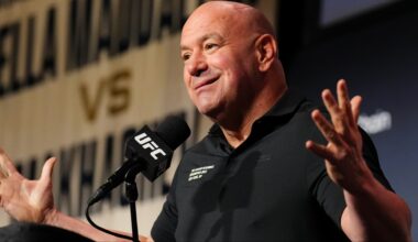 Dana White speaks at the UFC 322 pre-fight press conference
