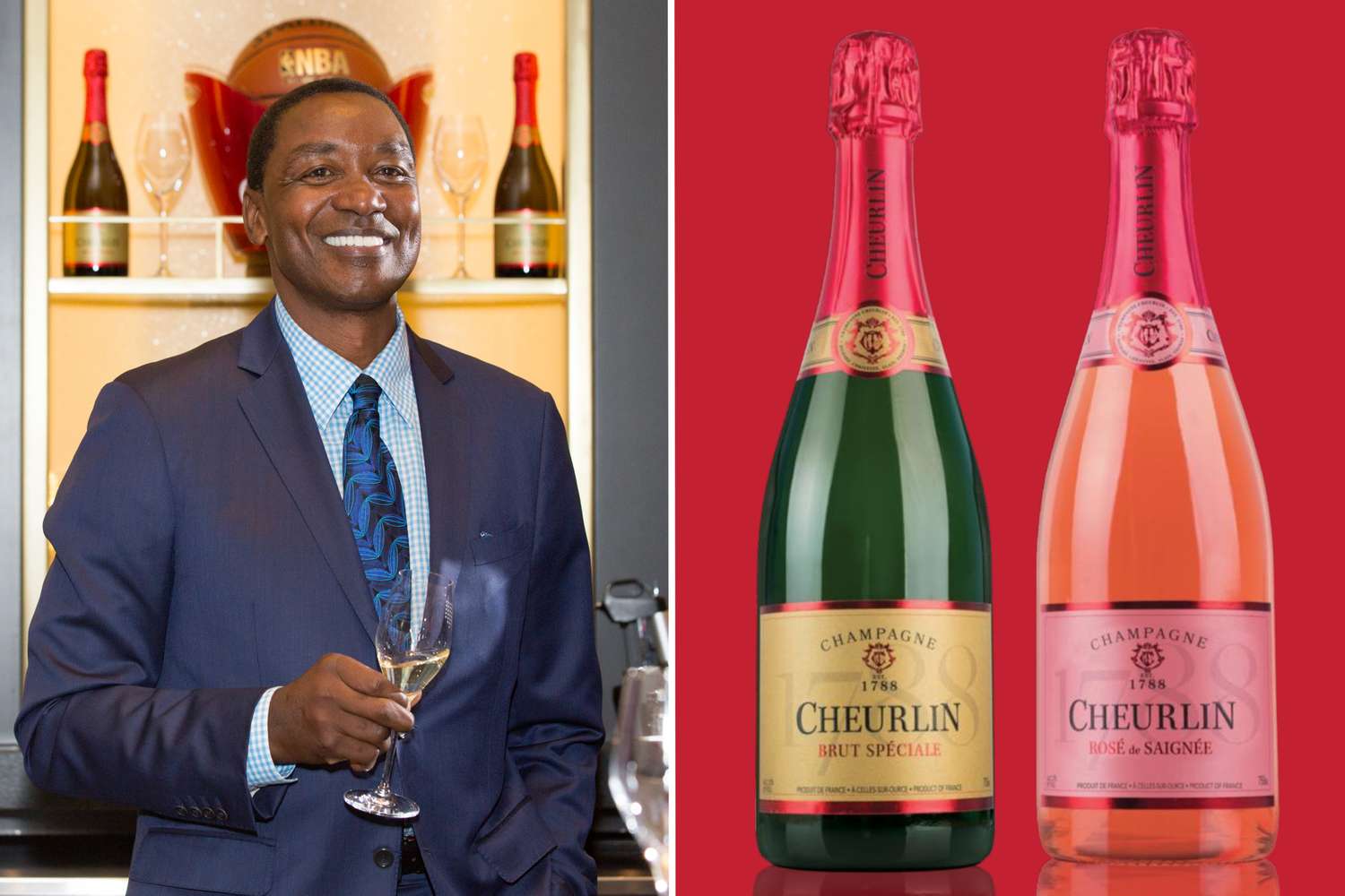 NBA All Star Isiah Thomas Launches 2 Kosher Champagnes