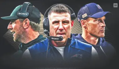 Who's the real NFL Coach of the Year? Debating Mike Vrabel vs. Liam Coen, Ben Johnson & Mike Macdonald image