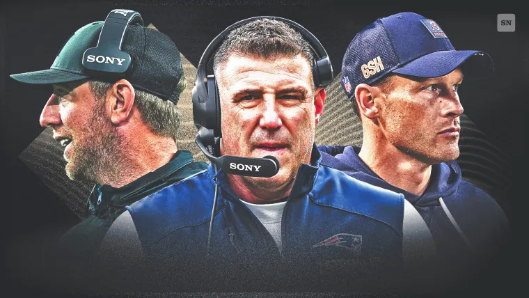 Who's the real NFL Coach of the Year? Debating Mike Vrabel vs. Liam Coen, Ben Johnson & Mike Macdonald image