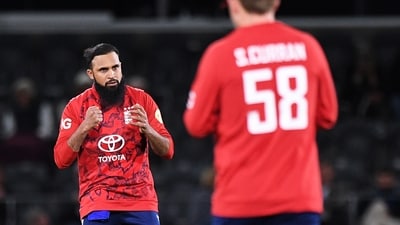 Both Adil Rashid (left) and Rehan Ahmed (not in picture) have Pakistan heritage (AP)