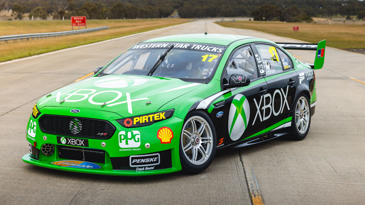 Ambrose Xbox Falcon Supercar to return to track