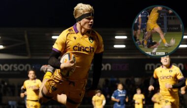 Henry Pollock's try was spot on as Austin Healey got it wrong