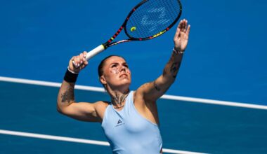 Ukrainian tennis player asks sporting world to ‘protect children and women’ at Australian Open