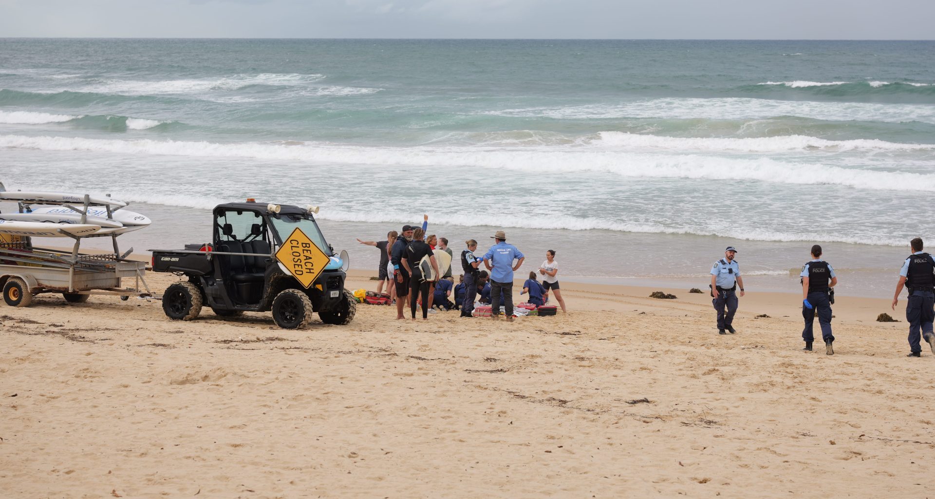 'I kept telling him to not look at his leg and we just kept paddling': Surfer revived after shark bite on Manly Beach