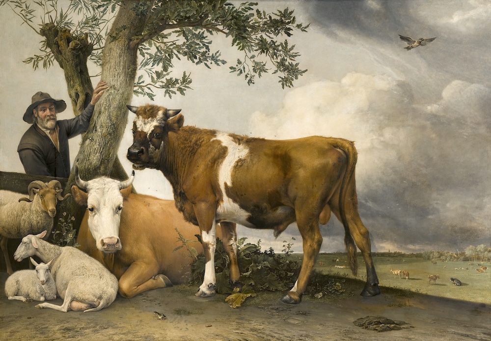 Not a load of bull: Classic painting once showed larger genitals