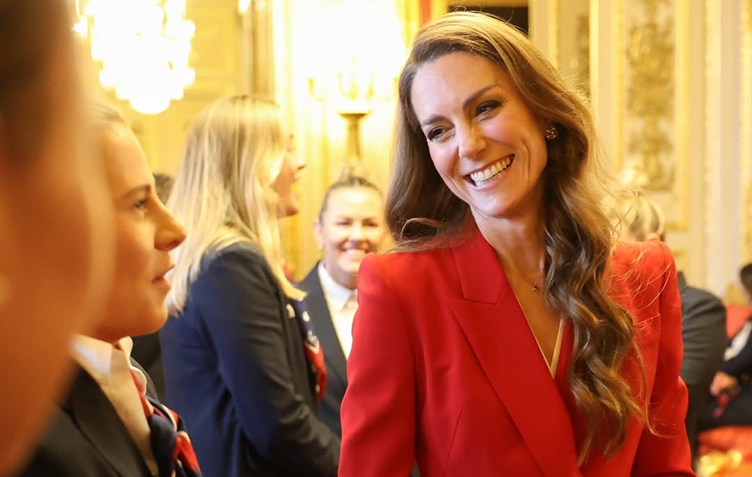 Princess of Wales hosts the Red Roses at Windsor Castle