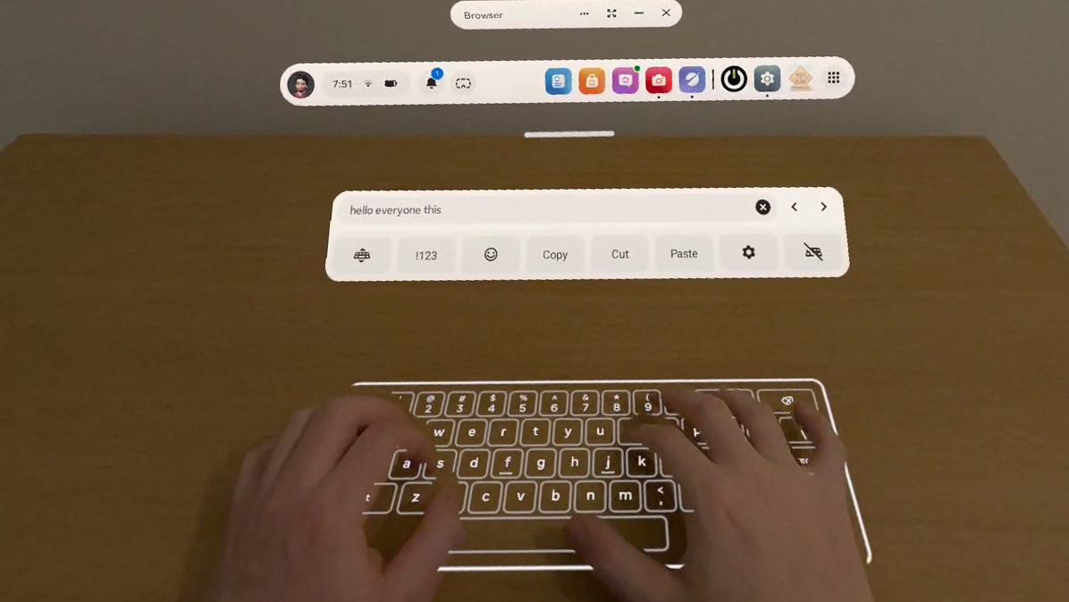 Quest 3 v85 PTC Can Turn Any Surface Into A Virtual Keyboard