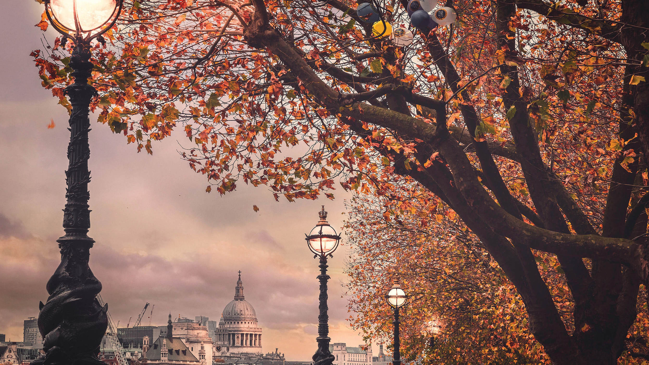 Colourful landscape image taken by Peter Fenech, taken in natural light in London