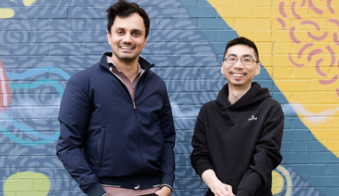 Runpod founders Pardeep Singh (right) Zhen Lu (left)