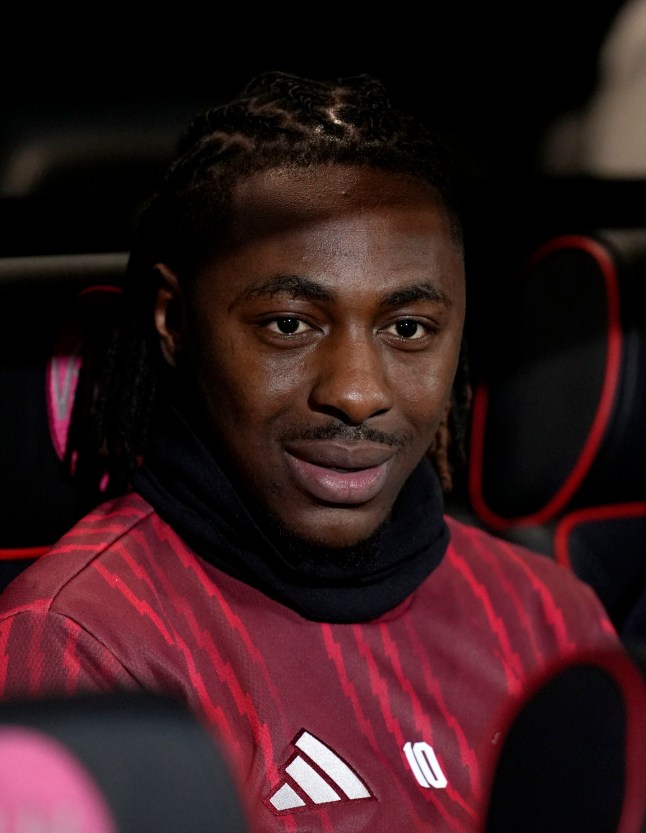 Arsenal's Eberechi Eze on the bench before the Premier League match at the Vitality Stadium, Bournemouth. Picture date: Saturday January 3, 2026. PA Photo. Photo credit should read: Andrew Matthews/PA Wire. RESTRICTIONS: EDITORIAL USE ONLY No use with unauthorised audio, video, data, fixture lists, club/league logos or "live" services. Online in-match use limited to 120 images, no video emulation. No use in betting, games or single club/league/player publications.