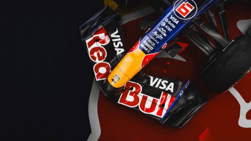 3D renders of the new livery for Red Bull Racing's car for the 2026 Formula 1 season