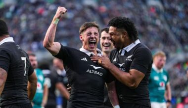 All Blacks halfback Cam Roigard recommits to New Zealand Rugby until 2029