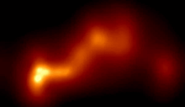Scientists Just Captured Stunning Black Hole Jet Interaction 4 Billion Light Years Away