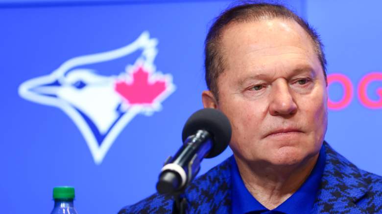 Agent Scott Boras addresses reporters while discussing contract expectations tied to the Blue Jays.