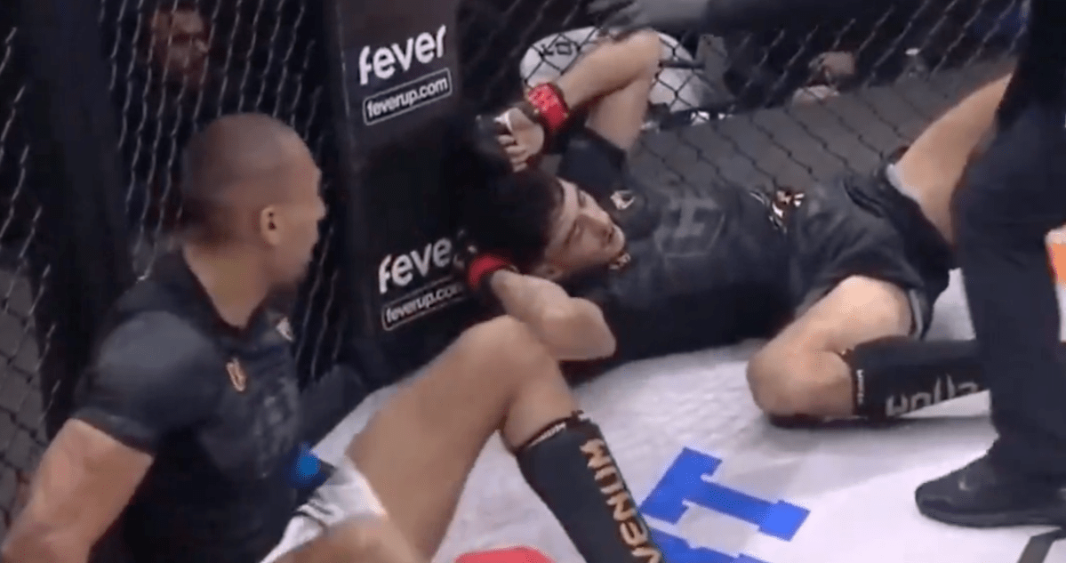 Missed Fists: Amateur fighter’s foot twists in wrong direction in brutal injury loss