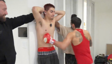 Ryan Garcia causes streamer to scream in pain, vomit after vicious body shot