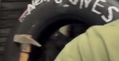 UFC champion Alex Pereira teases Jon Jones superfight during visit to old tire shop