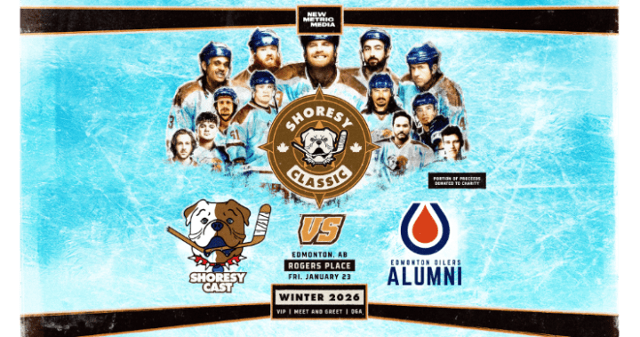 Edmonton Oilers alumni facing off against case of ‘Shoresy’ at Rogers Place - Edmonton