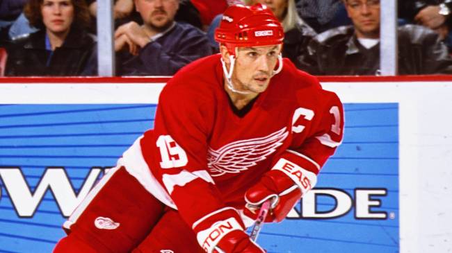 Red Wings center Steve Yzerman
