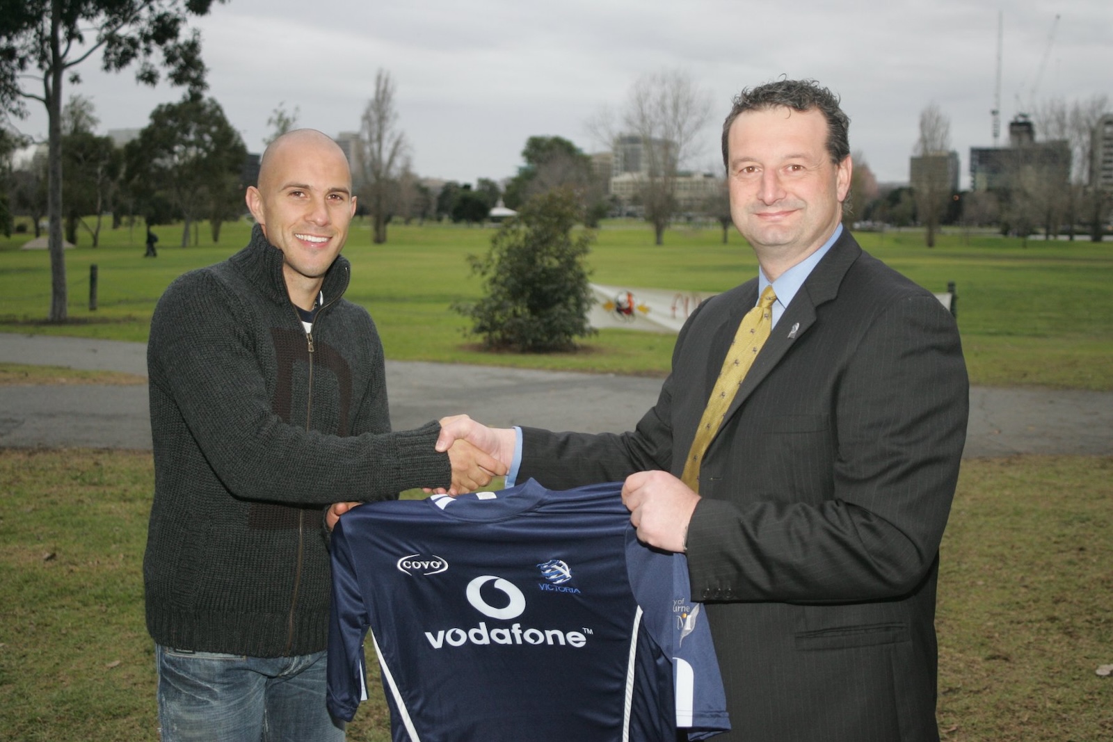 Mark Bresciano and Tony Pignata