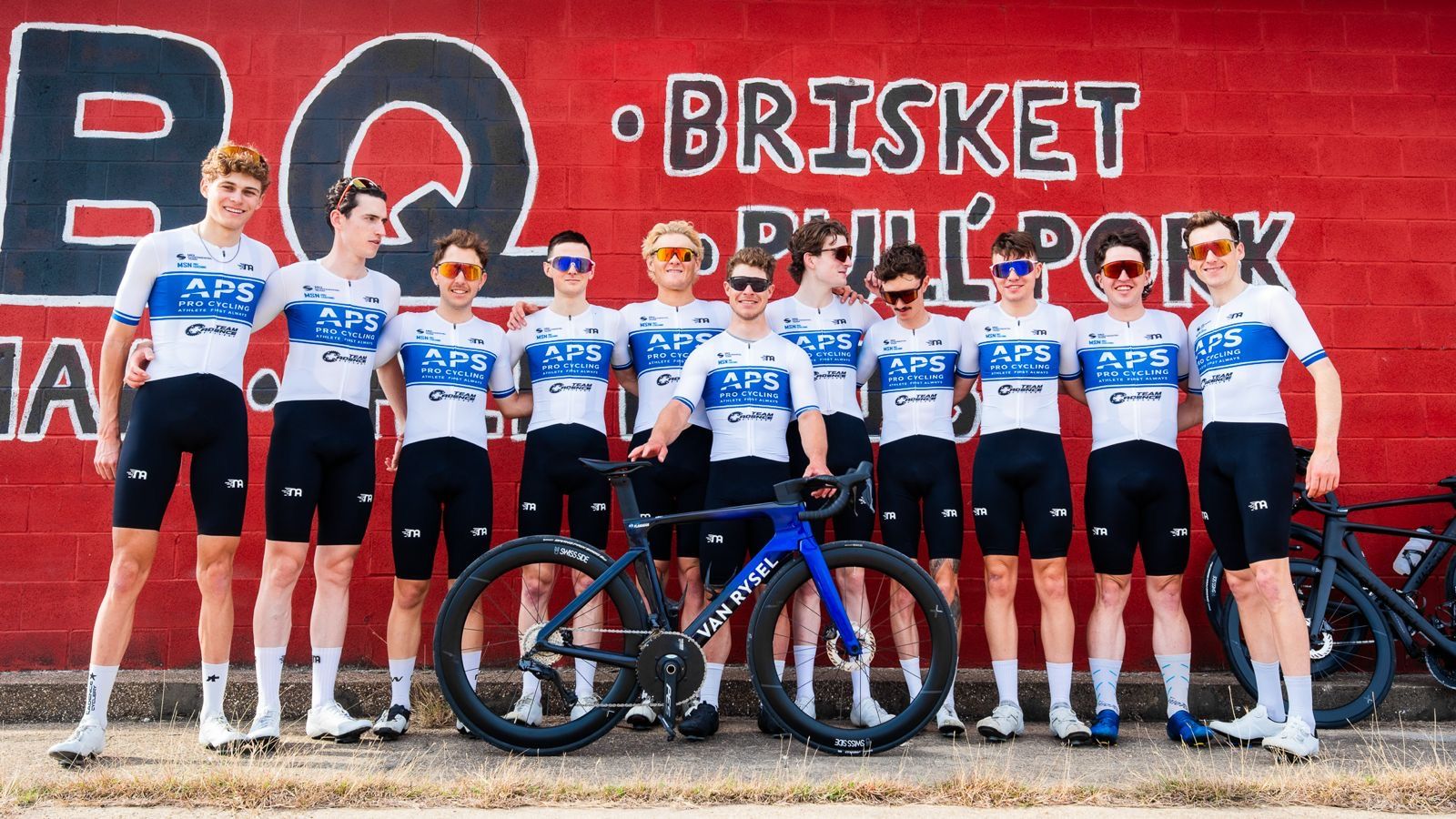 APS Pro Cycling by Cadence Cyclery held a team camp in Texas in early January ahead of the team's inaugural UCI Continental season