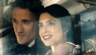 Andreas Konstantinou and Fotini Peluso in a scene from The Great Chimera series.