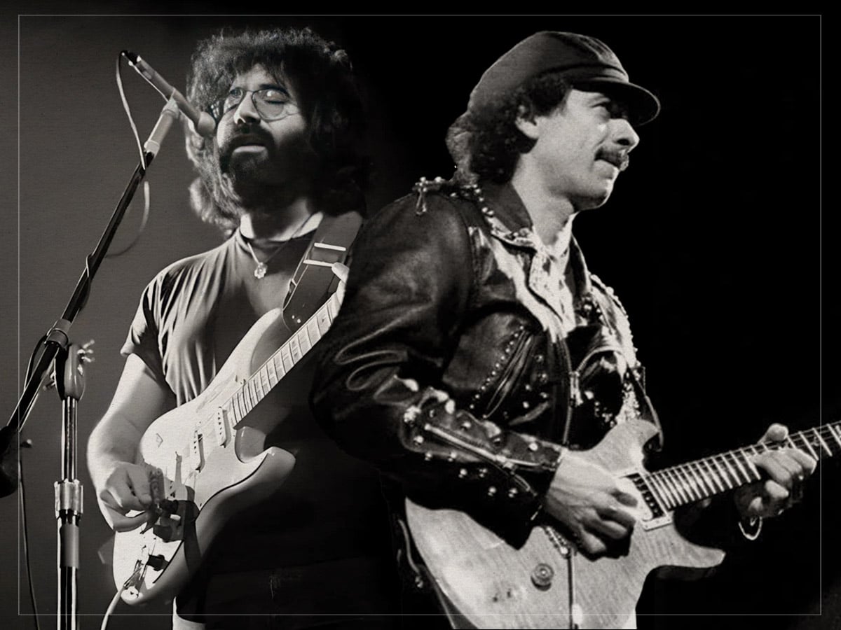 The time Jerry Garcia dosed Carlos Santana before a flight
